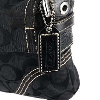Coach 6280 Black Signature Soho Shoulder Bag