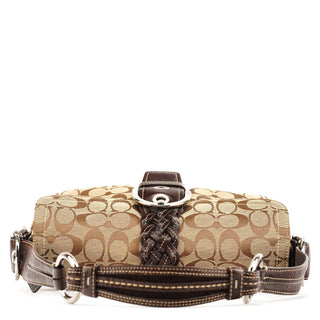 Coach 6314 Beige Brown Signature Soho Shoulder Bag