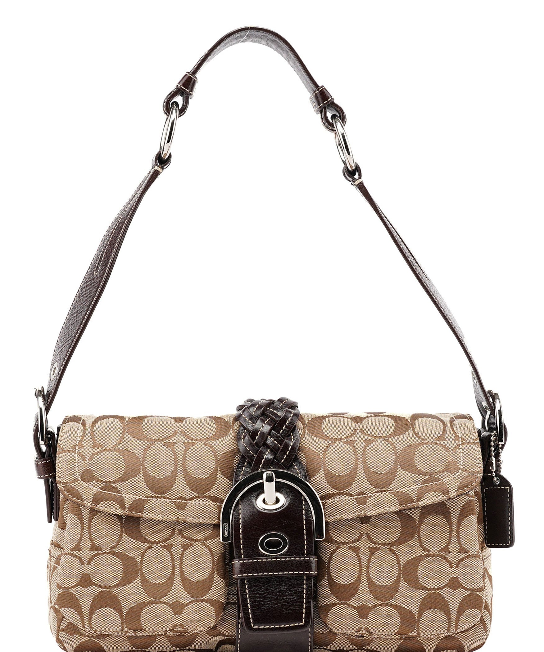Coach 6314 Beige Brown Soho Shoulder Bag