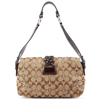 Coach 6314 Beige Signature C Soho Shoulder Bag