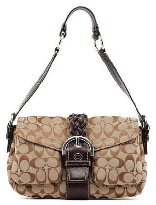 Coach 6314 Beige Signature C Soho Shoulder Bag