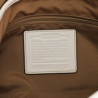 Coach 6314 Beige White Signature Soho Shoulder Bag