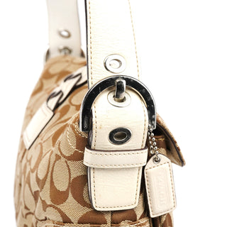 Coach 6314 Beige White Soho Shoulder Bag