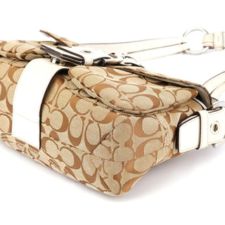 Coach 6314 Beige White Soho Shoulder Bag