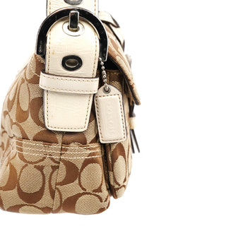 Coach 6314 Beige White Soho Shoulder Bag
