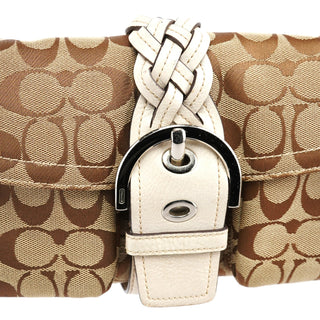 Coach 6314 Beige White Soho Shoulder Bag