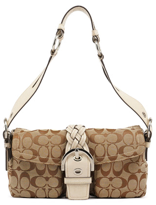 Coach 6314 Beige White Soho Shoulder Bag