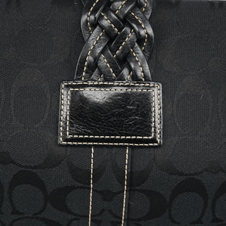 Coach 6314 Black Signature Soho Shoulder Bag