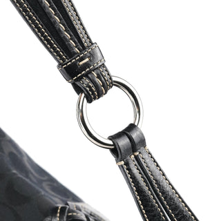 Coach 6314 Black Signature Soho Shoulder Bag