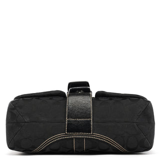 Coach 6314 Black Signature Soho Shoulder Bag