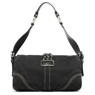 Coach 6314 Black Signature Soho Shoulder Bag