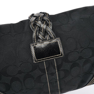 Coach 6314 Black Signature Soho Shoulder Bag