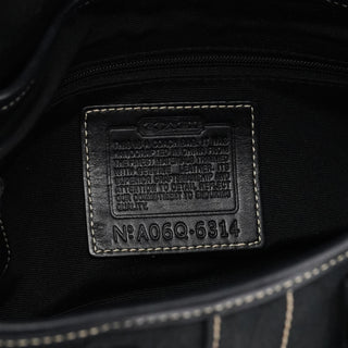 Coach 6314 Black Signature Soho Shoulder Bag