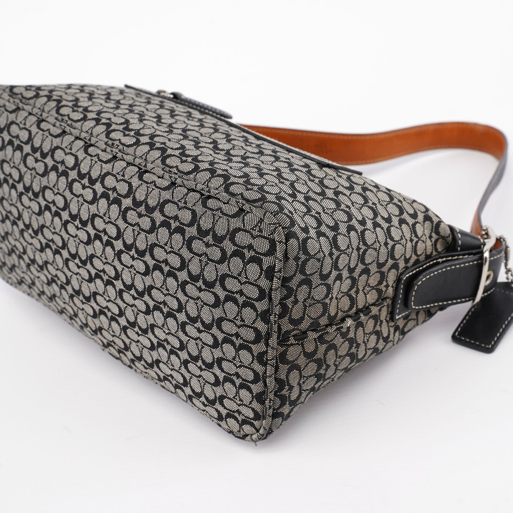 Coach 6332 Grey Signature C Mini Hobo Bag