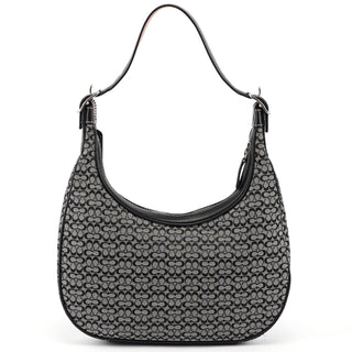 Coach 6343 Grey Mini Signature C Crescent Shoulder Bag