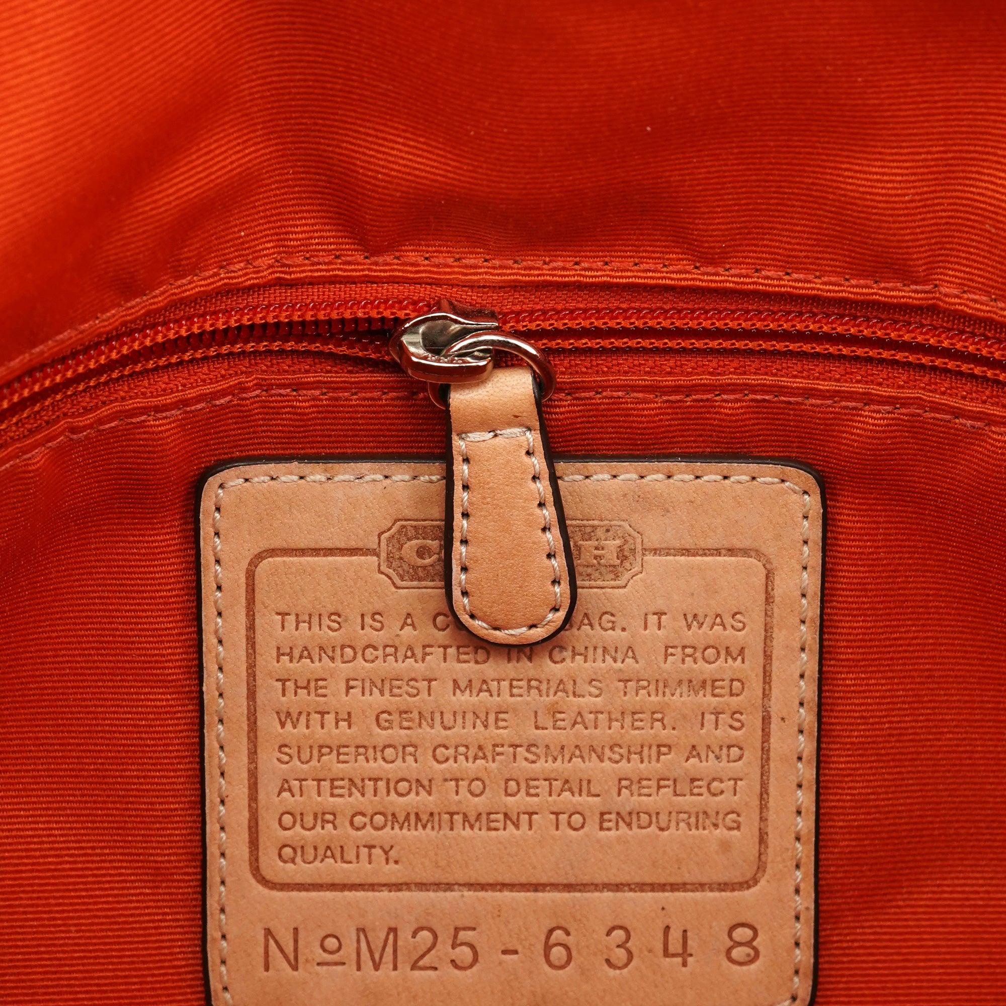 Coach 6348 Sac porté épaule Soho beige et camel