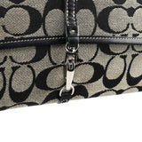 Coach 6348 Sac porté épaule Soho gris et noir