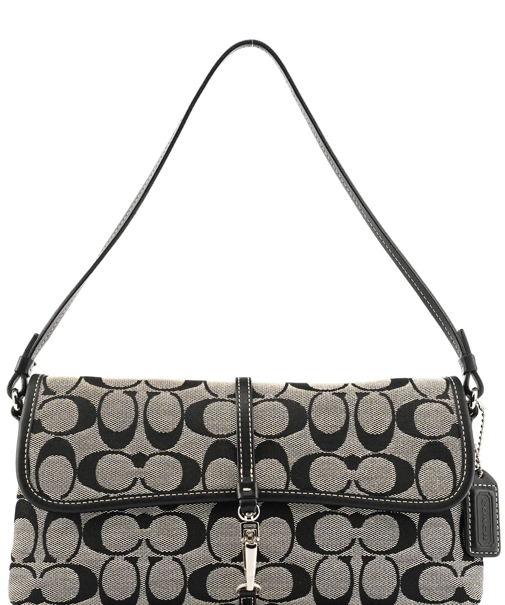 Coach 6348 Grey Signature Canvas Soho Shoulder Bag