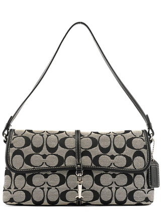 Coach 6348 Grey Signature Canvas Soho Shoulder Bag