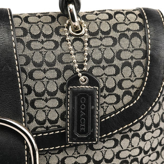Coach 6349 Grey Signature Soho Top Handle Bag