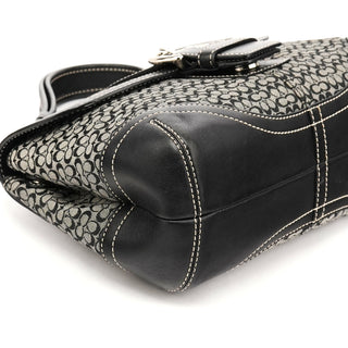 Coach 6349 Grey Signature Soho Top Handle Bag
