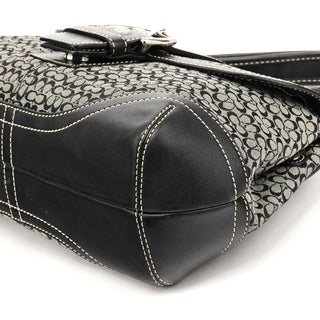 Coach 6349 Grey Signature Soho Top Handle Bag