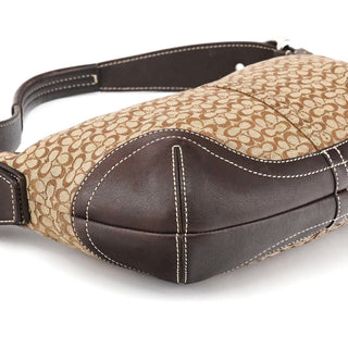 Coach 6351 Beige Brown Signature Soho Shoulder Bag