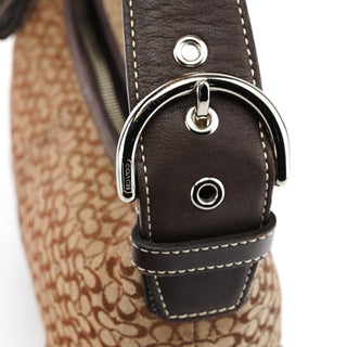 Coach 6351 Beige Brown Signature Soho Shoulder Bag