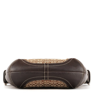 Coach 6351 Beige Brown Signature Soho Shoulder Bag