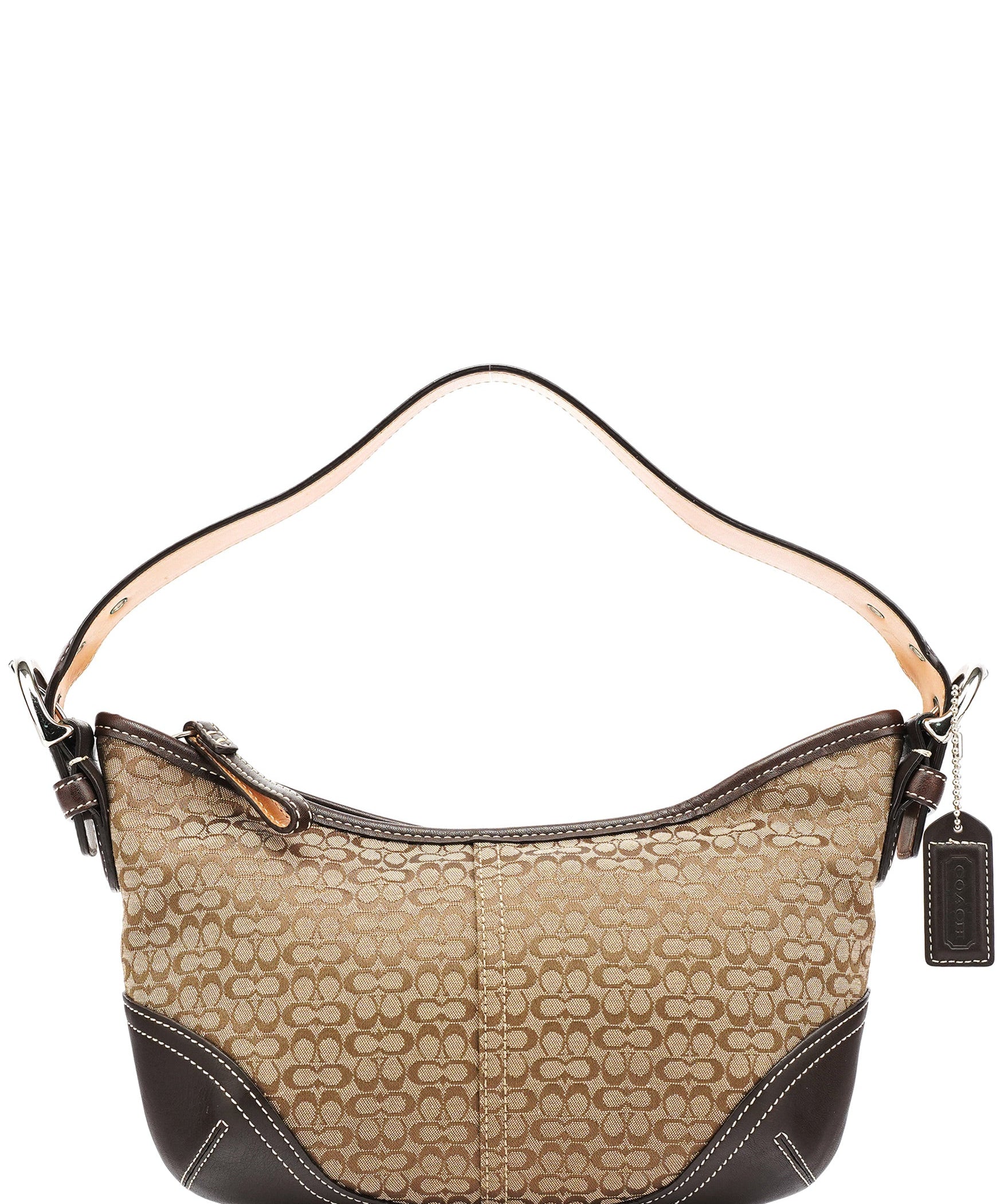 Coach 6351 Beige Brown Soho Shoulder Bag