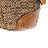Coach 6351 Borsa a spalla Soho in pelle beige e marrone chiaro