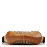 Coach 6351 Borsa a spalla Soho in pelle beige e marrone chiaro