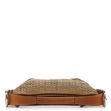 Coach 6351 Borsa a spalla Soho in pelle beige e marrone chiaro
