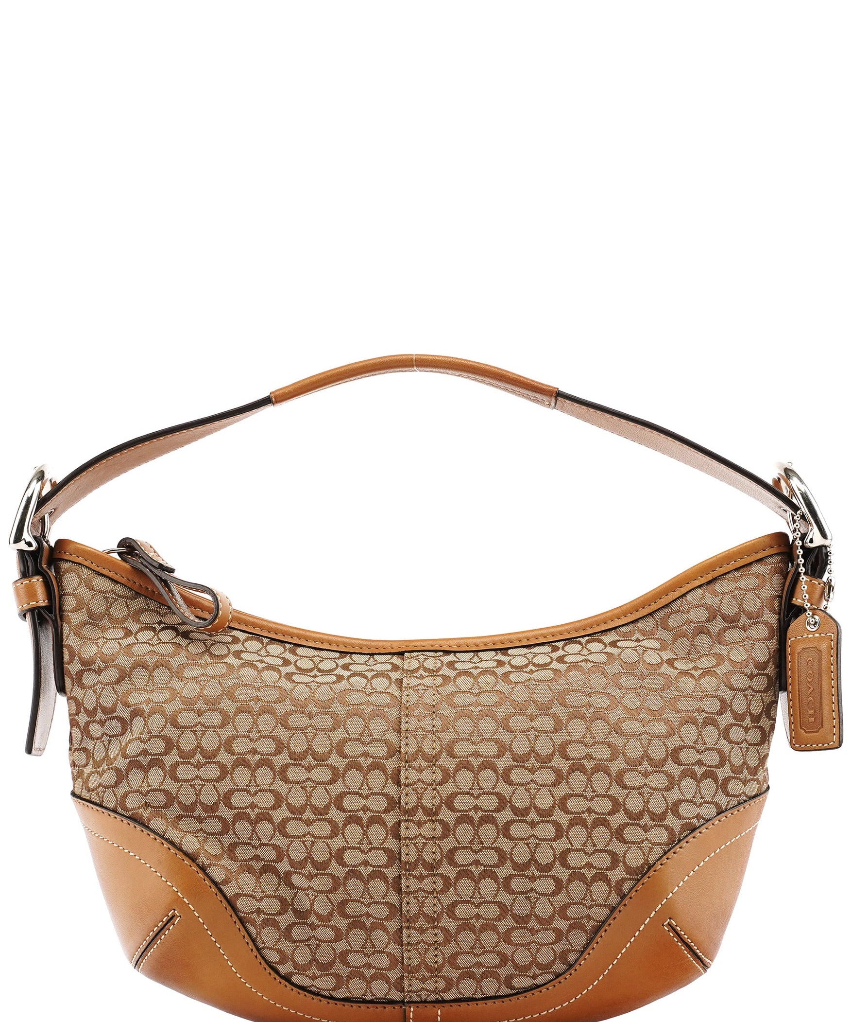 Coach 6351 Beige Light Brown Leather Soho Shoulder Bag