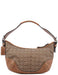 Coach 6351 Beige Signature C Crescent Shoulder Bag