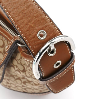 Coach 6351 Beige Signature Soho Shoulder Bag