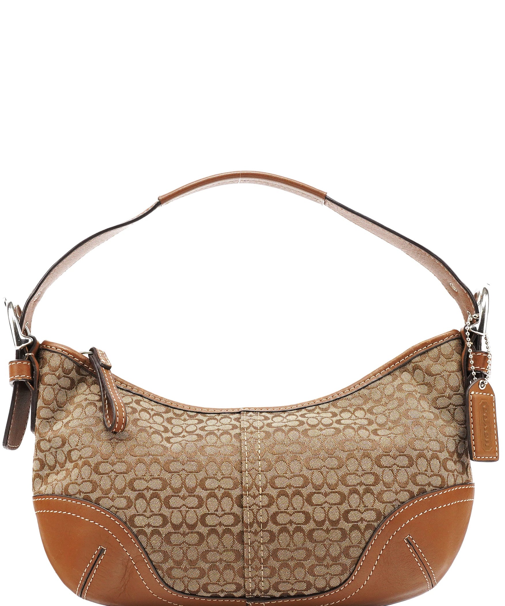 Coach 6351 Beige Signature Soho Shoulder Bag