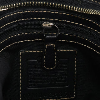 Coach 6351 Black Signature Soho Shoulder Bag