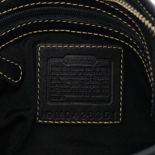Coach 6351 Black Signature Soho Shoulder Bag