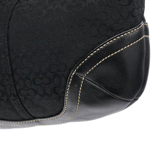 Coach 6351 Black Signature Soho Shoulder Bag