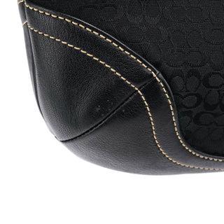 Coach 6351 Black Signature Soho Shoulder Bag