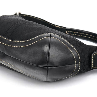 Coach 6351 Black Signature Soho Shoulder Bag