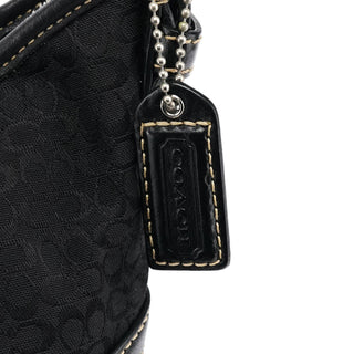Coach 6351 Black Signature Soho Shoulder Bag