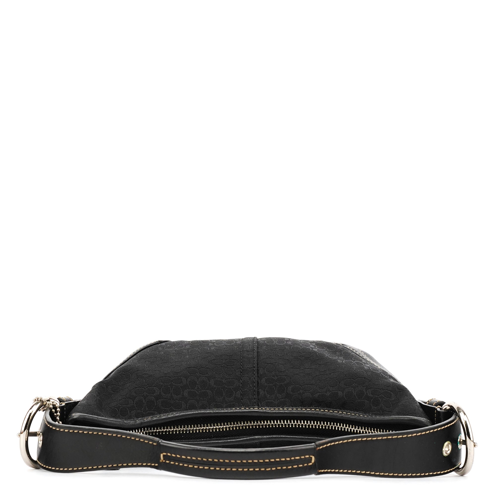 Coach 6351 Sac porté épaule Soho en toile Signature noire