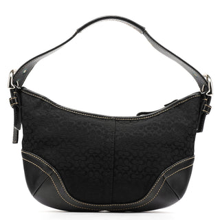 Coach 6351 Black Signature Soho Shoulder Bag