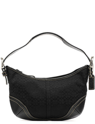 Coach 6351 Black Signature Soho Shoulder Bag