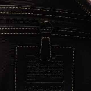 Coach 6351 Brown Signature Canvas Shoulder Bag