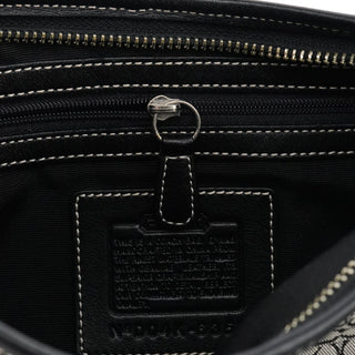 Coach 6351 Grey Black Signature Soho Shoulder Bag