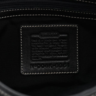 Coach 6351 Grey Black Signature Soho Shoulder Bag