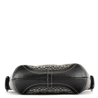 Coach 6351 Grey Black Signature Soho Shoulder Bag